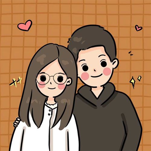 情侣手绘微信头像真人照片转q版卡通动漫画约稿设计节日礼