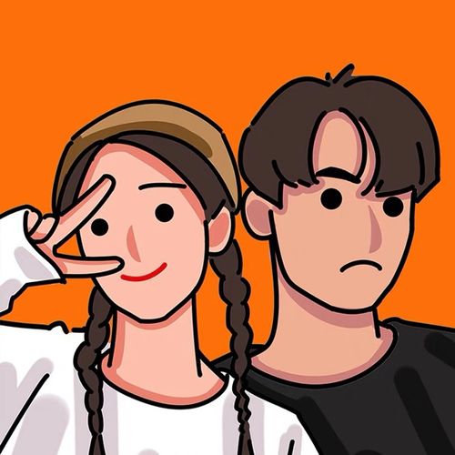 情侣头像定制画像卡通手绘真人照片q版漫画微信形象设计卡通画
