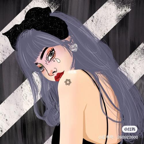 卡通酷女孩头像_头像图片_扣扣乐园