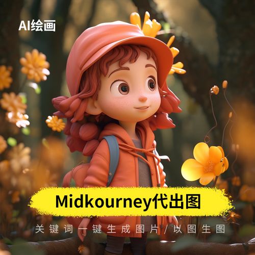 ai绘画 midjouney 抖音图片 微信头像生成 ai肖像生成 可多次调整