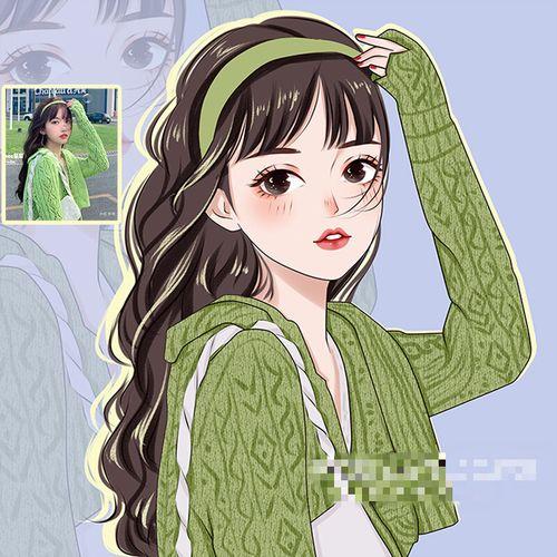 微信卡通女孩头像图片_头像图片_扣扣乐园