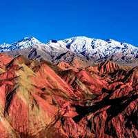 七彩丹霞地质美景 (10)