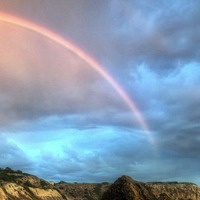 雨后彩虹景色头像 (2)