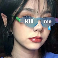 适合仙气女生的一组沙雕墨镜风格头像 (1)