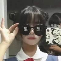 适合仙气女生的一组沙雕墨镜风格头像 (12)