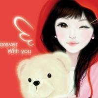 美女卡通微信头像红色 (17)