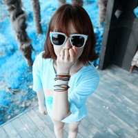 戴眼镜的女生头像唯美 (7)