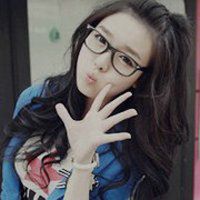 戴眼镜的女生头像唯美 (8)