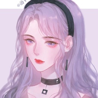 来自画师圆子梅的一组超级梦幻女生头像 (10)