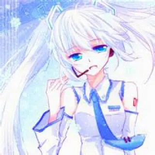 雪初音头像 二次元唯美雪初音头像 (14)