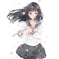 简约小清新少女头像 (7)