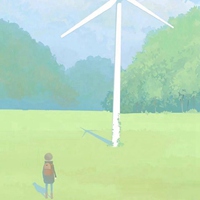 小清新风景插画头像 |森系唯美意境场景插画 (1)