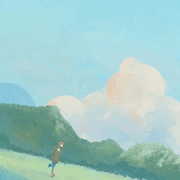 小清新风景插画头像 |森系唯美意境场景插画 (2)