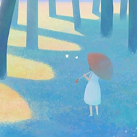 小清新风景插画头像 |森系唯美意境场景插画 (3)