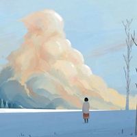 小清新风景插画头像 |森系唯美意境场景插画 (13)