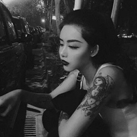 黑的头像 纯黑的女生头像 (21)