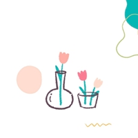 文艺范儿的小清新简约郁金香花 (3)