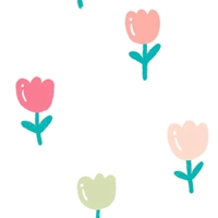 文艺范儿的小清新简约郁金香花 (4)