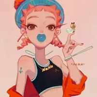 欧美复古插画女生头像 欧美风复古插画手绘女生头像 (1)