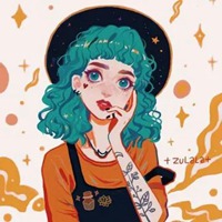 欧美复古插画女生头像 欧美风复古插画手绘女生头像 (17)