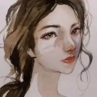 欧美复古插画女生头像 欧美风复古插画手绘女生头像 (18)