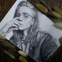 来自艺术生的素描作品人物头像 (10)