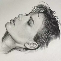 来自艺术生的素描作品人物头像 (14)