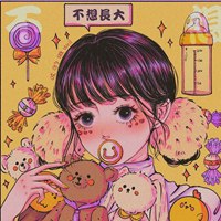 创意的独一无二动漫少女头像 (1)