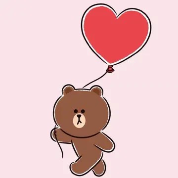 linefriends（五）情侣头像布朗熊和可妮兔