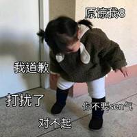 表情包小女孩罗熙情侣头像 (2)