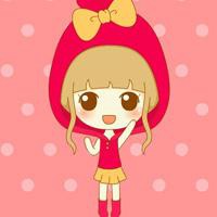 漂亮可爱简单的漫画小女孩头像 (8)