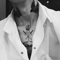 一组黑白风男头 (3)