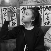 长头发黑眼睛的一组黑白女头专题 (9)