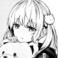 日系黑白漫风头像 (1)