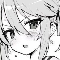 日系黑白漫风头像 (5)