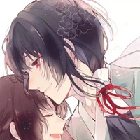 男女情侣亲吻头像一对 (2)