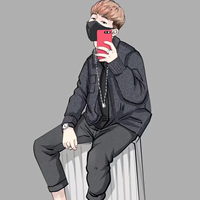 优质个性的手绘男头系列 (11)