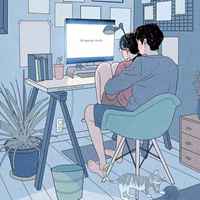 来自韩国设计师的浪漫爱情风格插画 (14)