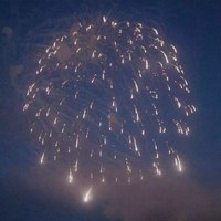 璀璨烟花映照唯美的天空头像 (9)