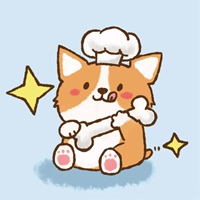 敲击可爱的布丁柯基卡通头像 (7)