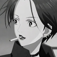 黑白漫画女生头像 黑白漫画系列高冷女生头像 (19)