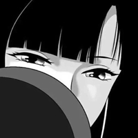 黑白漫画女生头像 黑白漫画系列高冷女生头像 (22)