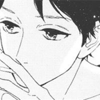 手绘头像男生抽烟黑白 (6)