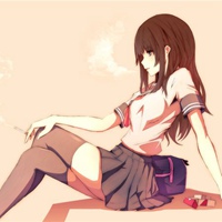 好看的抽烟男女头像//让你心甘情愿戒烟 (7)