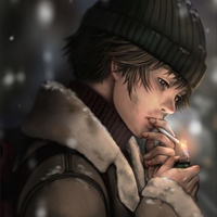 好看的抽烟男女头像//让你心甘情愿戒烟 (9)