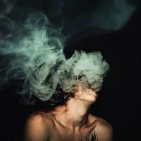 男生吐烟头像桃心 (6)