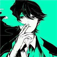 抽烟动漫头像酷酷的 (17)