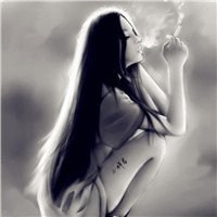 抽烟喝酒的头像女生 (9)