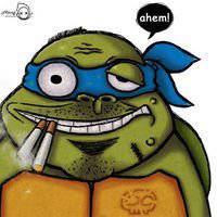 抽烟大叔头像卡通 (9)