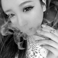 抽烟女生头像带烟熏 (6)